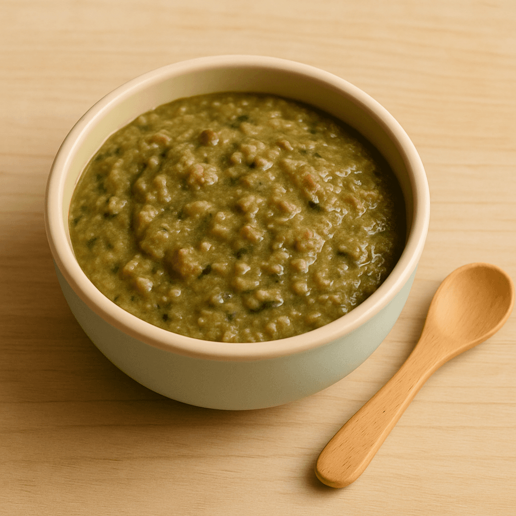 소고기시금치죽