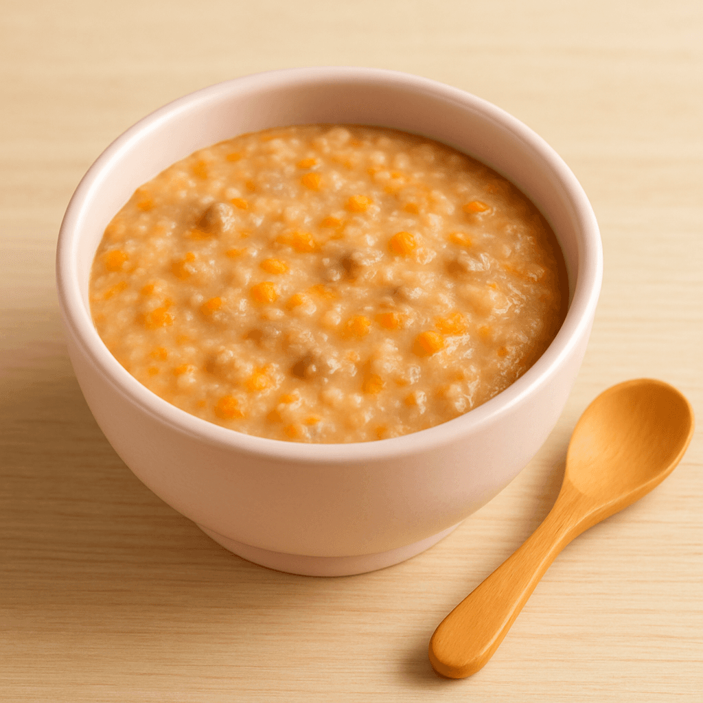 오트밀소고기당근죽