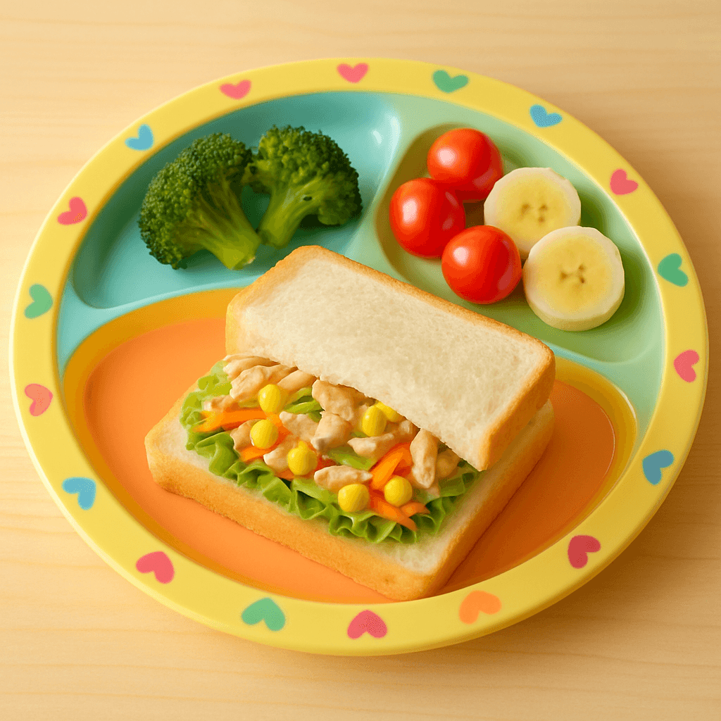 동물모양샌드위치