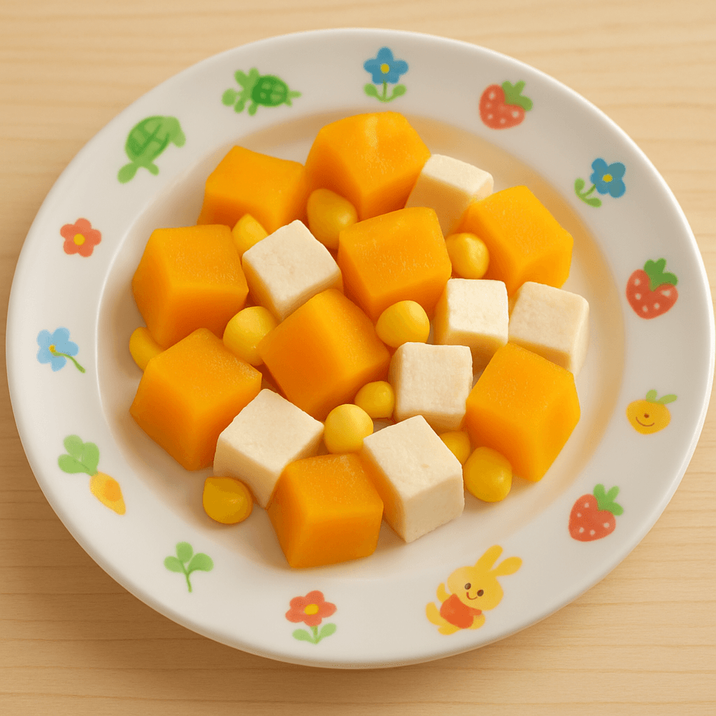 단호박 두부 찜