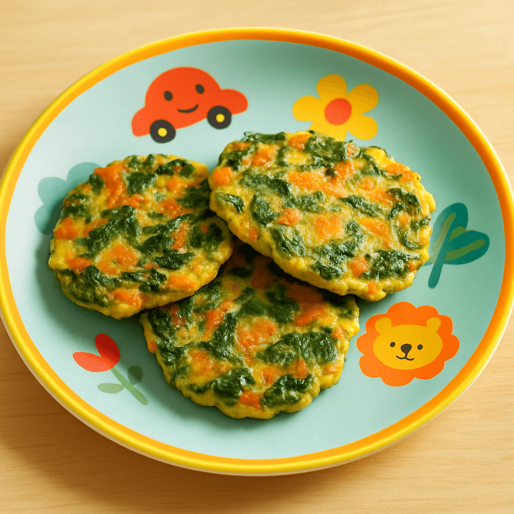 시금치 계란 전