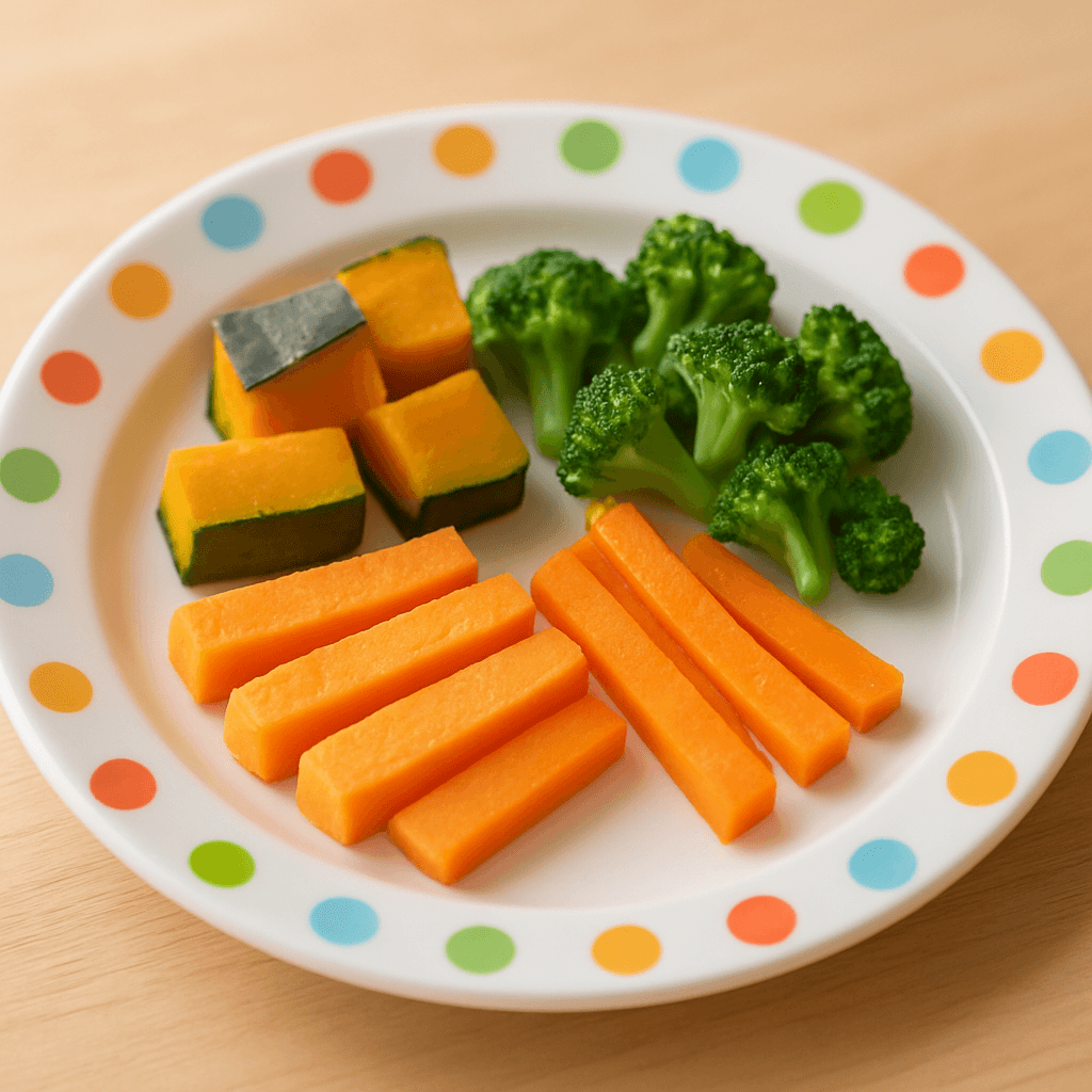 익힌채소 핑거푸드