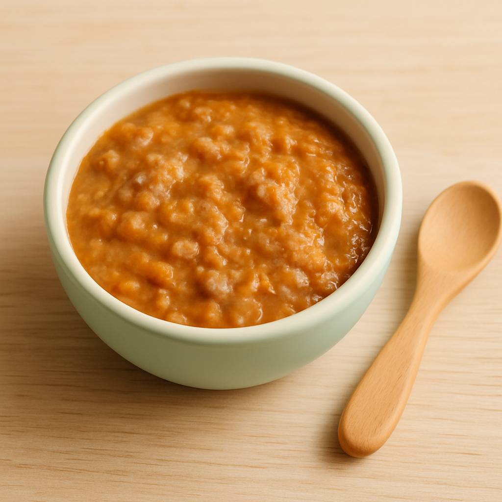 소고기고구마죽 이유식 사진