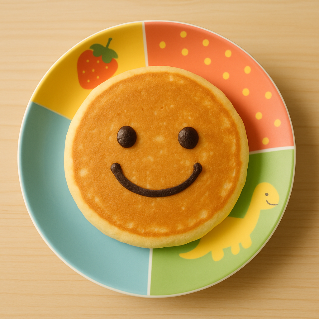 하트모양팬케이크