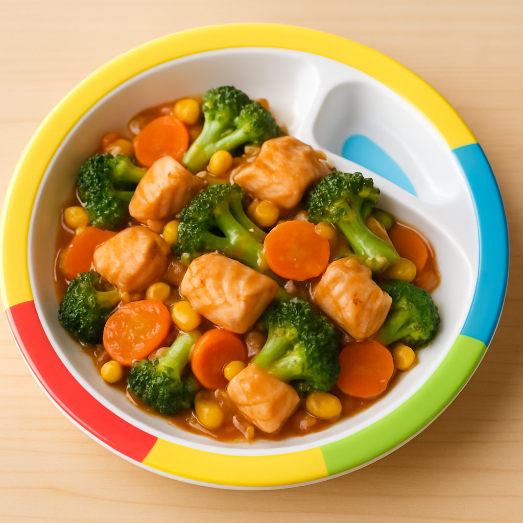 연어 채소 볶음