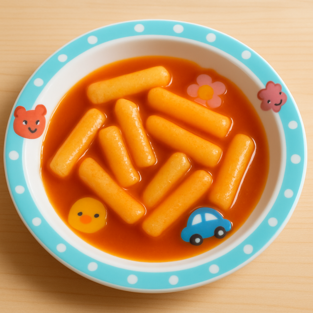 야채떡볶이(고추장없이)