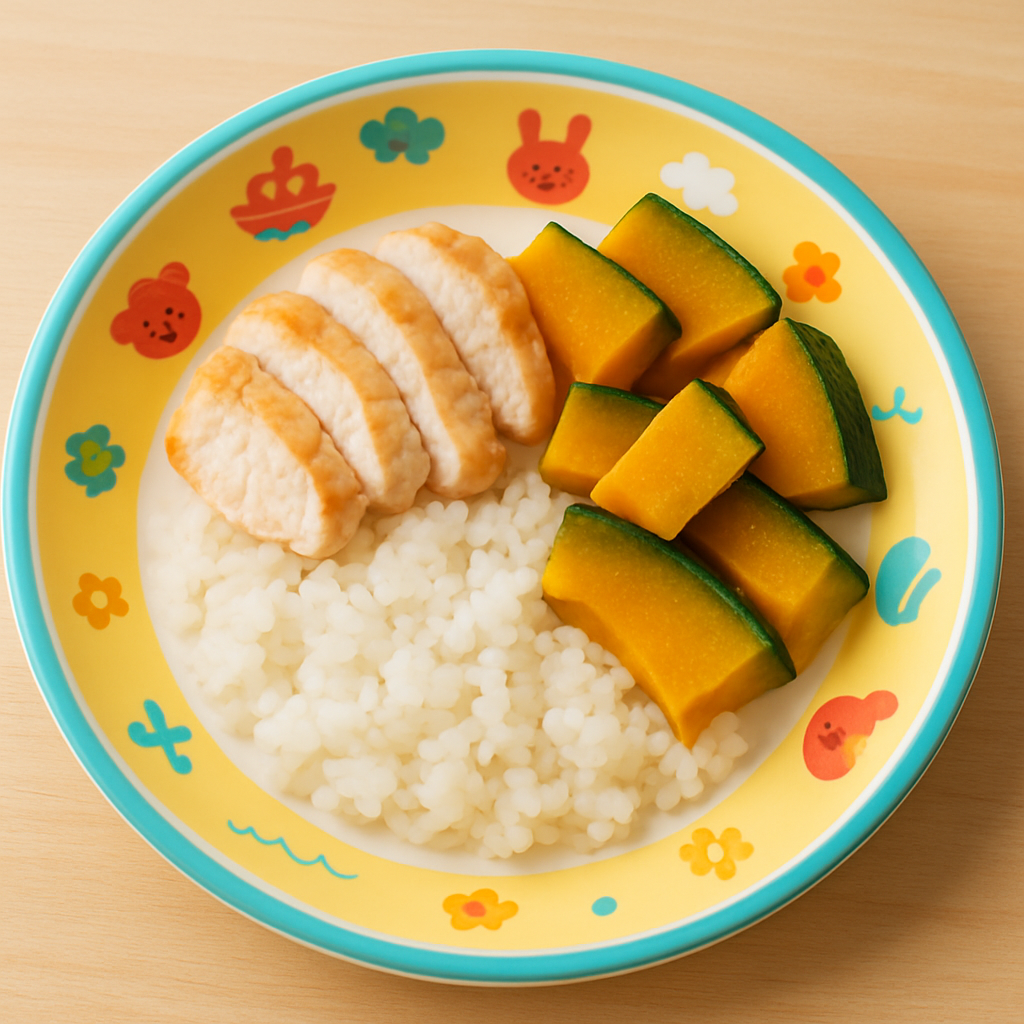 단호박닭가슴살덮밥