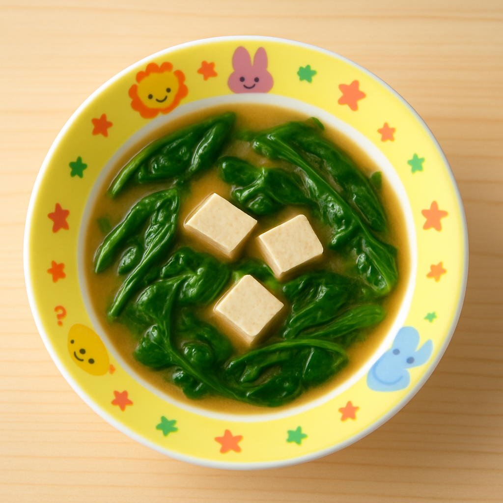 시금치된장국(저염)