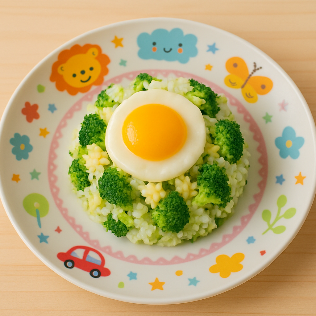 계란토핑 브로콜리밥