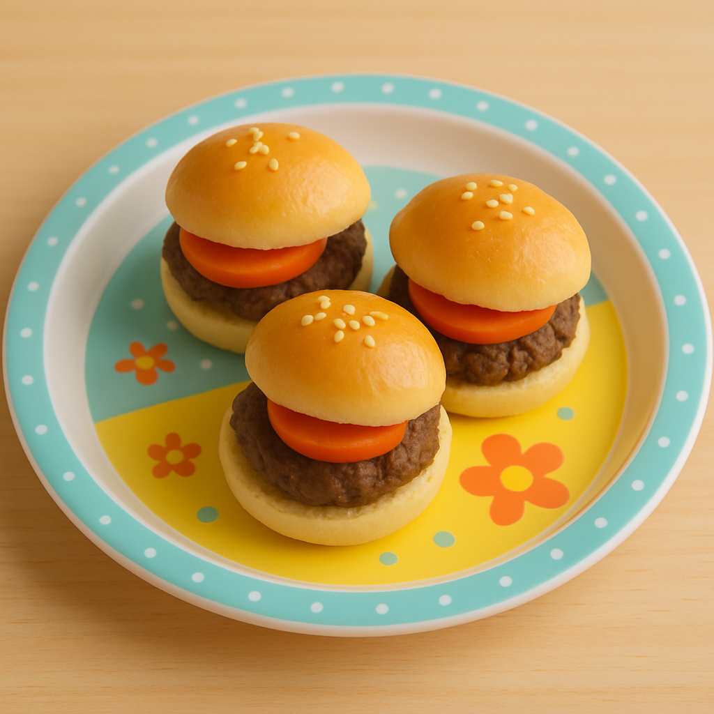 미니햄버거 도시락